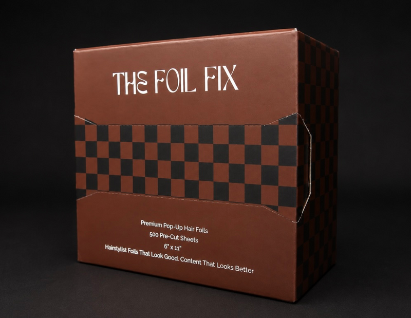 Classic Checkered Edition Premium Pop-Up Hair Foils